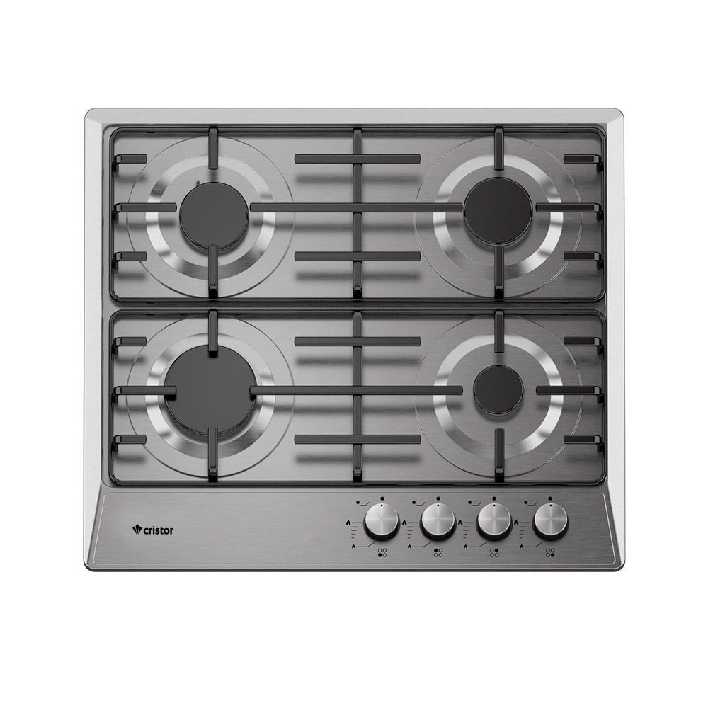 TABLE CUISSON ENCA CRISTOR60CM4FXGE/INOX