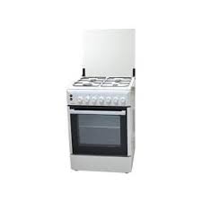 Cuisinière 60*60 gaz -elec /ventilé / Catalyseur /blanche.