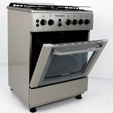 Cuisinière 60*60 gaz -gaz/ventilé / Catalyseur /inox.